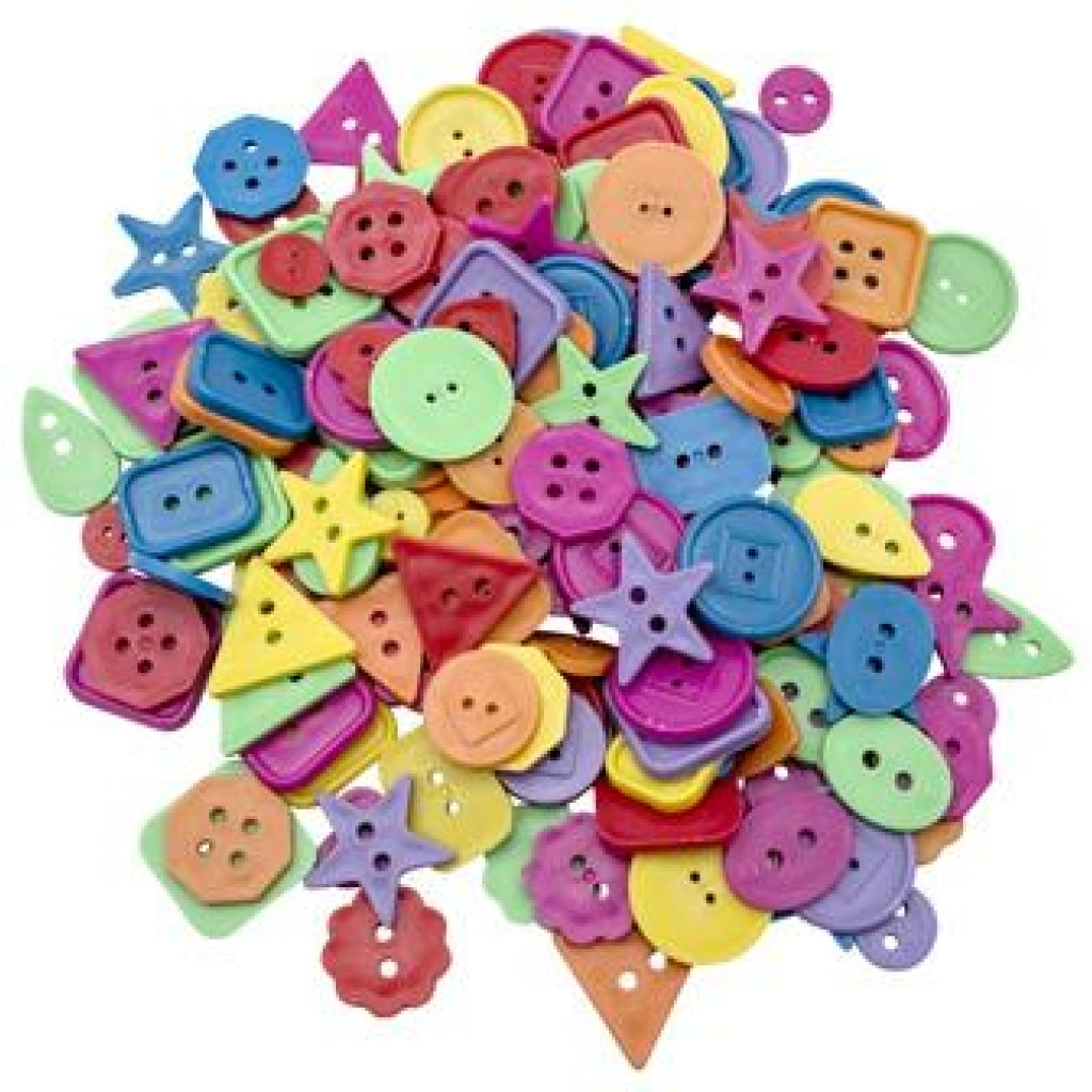 Копчета цветен микс за декорация и украса - 450 гр.