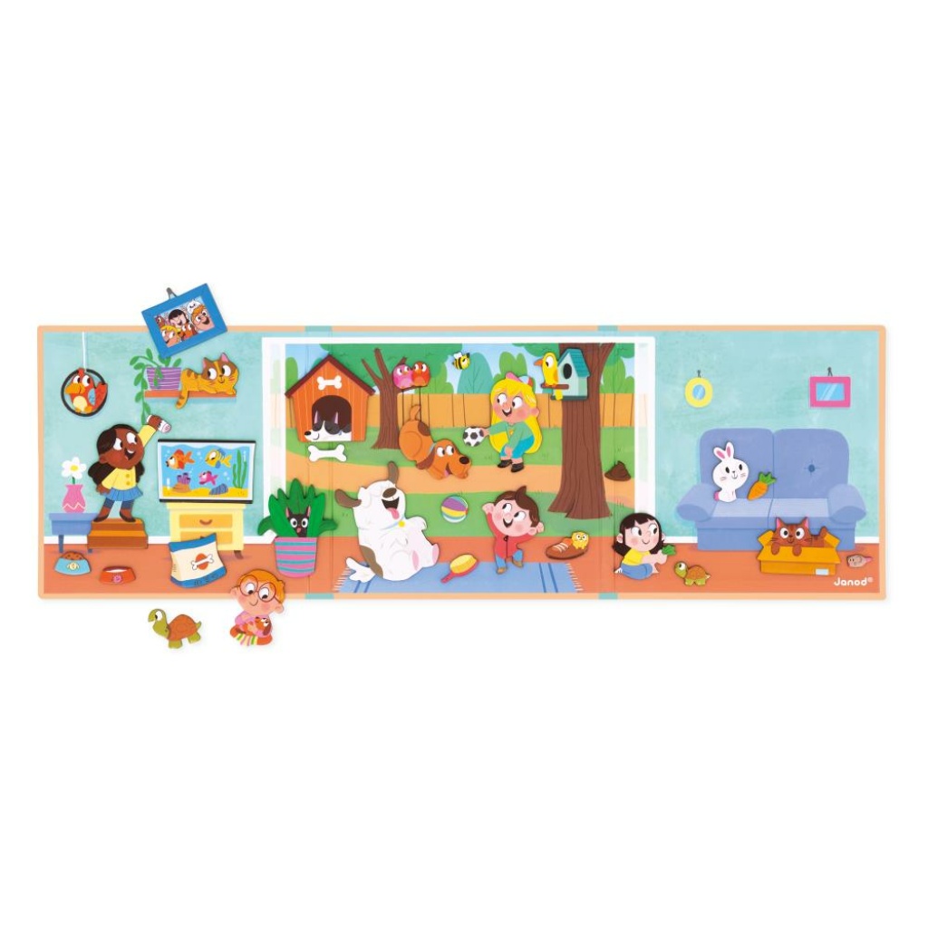 Магнитни истории: Домашни любимци – творческа игра за въображение и разказвателни умения