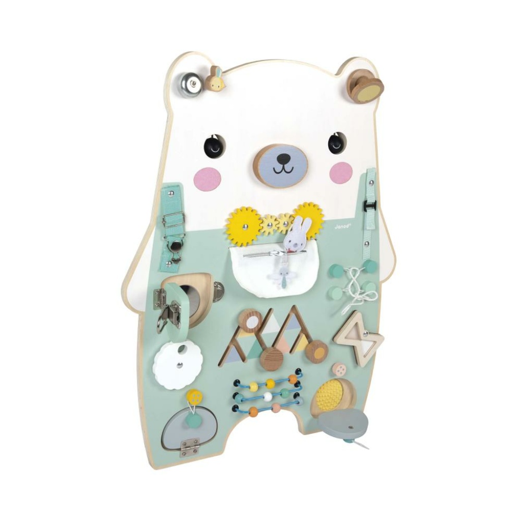 Бизиборд Мече - стенен панел с активности