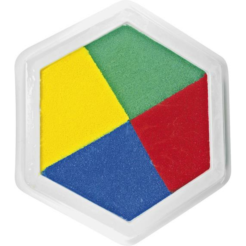 Голям тампон за печати с 4 цвята