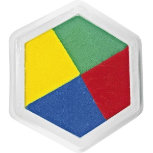 Голям тампон за печати с 4 цвята