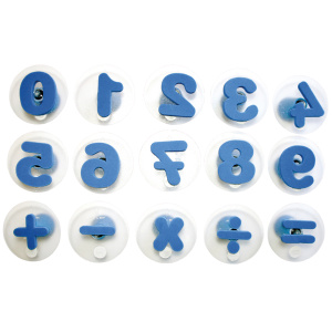 Големи печати с цифри – комплект от 15 броя