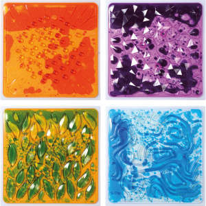 Релефни маслени гел плочи – 4 броя