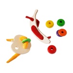 Гладните червейчета - игра за зрително-моторна координация