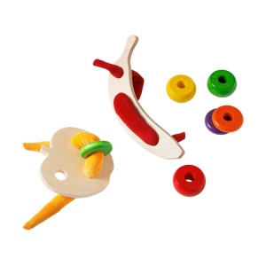 Гладните червейчета - игра за зрително-моторна координация