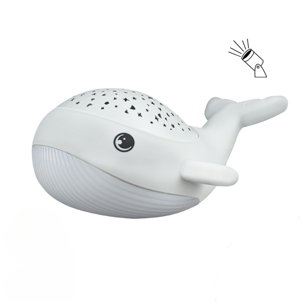 Звезден проектор и детска нощна лампа WILLY WHALE - кит