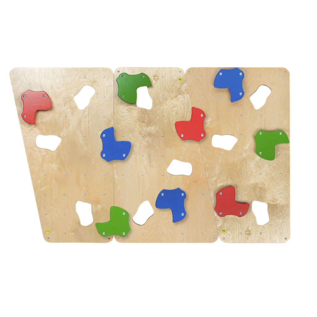 Детска стена за катерене JUNIOR – комплект от 3 панела