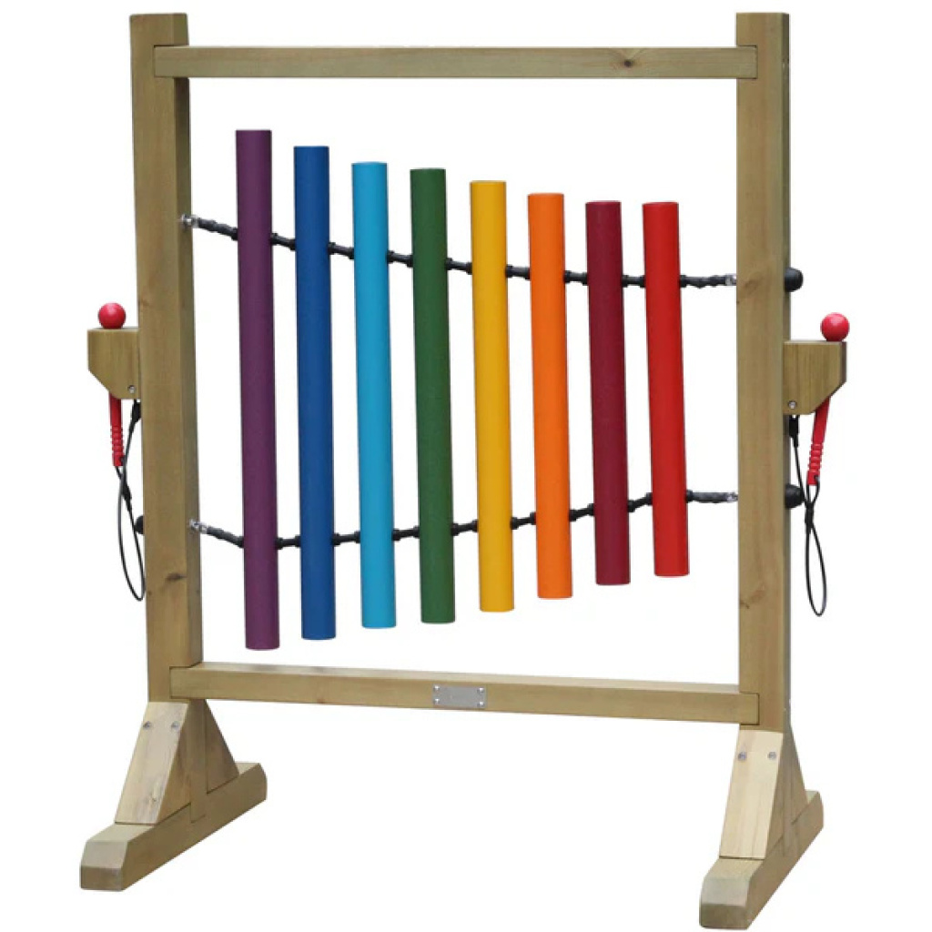 Музикален панел Дъга – за игра на двора и сензорна градина