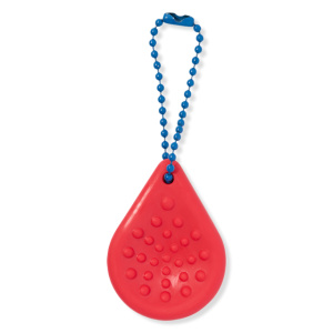 Тактилен ключодържател ARK SensaStone – червен, релефен