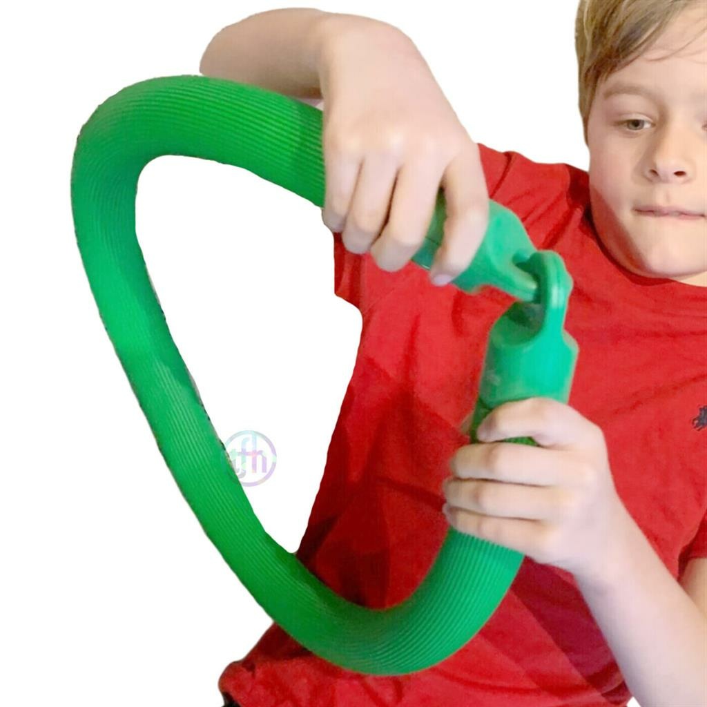 Вибрираща сензорна змия – зелена, релефна