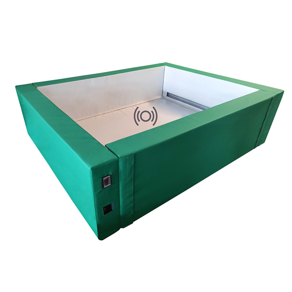 Мултисензорен виброакустичен басейн за топки с вградено LED осветление и Hi-Fi високоговорители