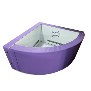 Мултисензорен виброакустичен ъглов басейн с вградено LED осветление и Hi-Fi високоговорители