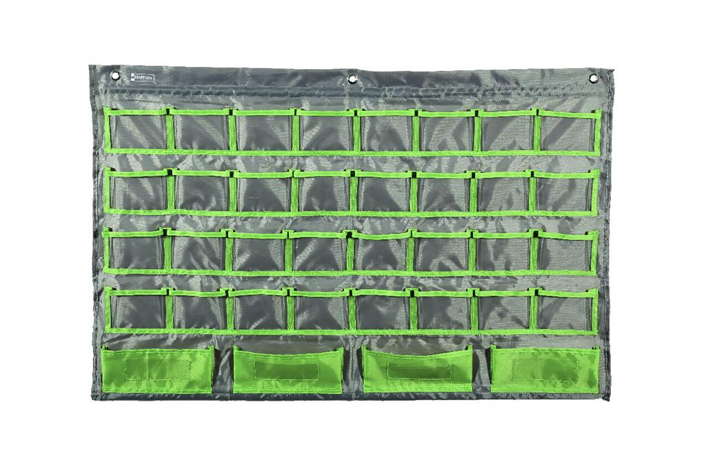 mzz3kksmxlkbtzuycwixr2ghaxqefgyhtx5qahgk.jpg Висящ органайзер с прозрачни джобове – 32 отделения