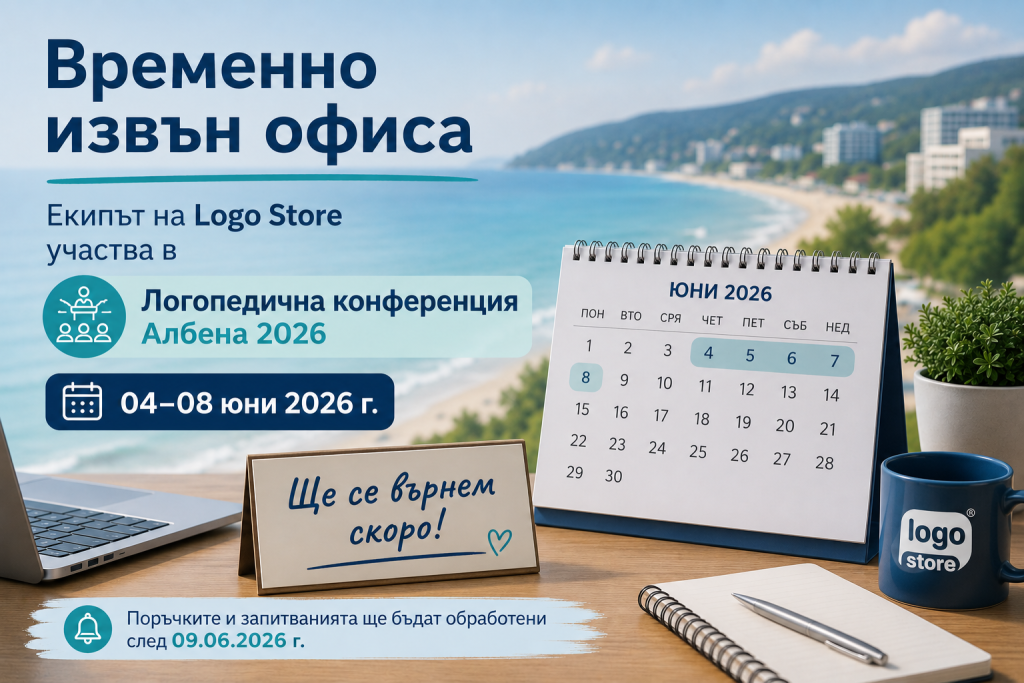 Временна промяна в работния режим на „Логопедичен магазин Logo Store“